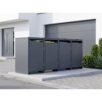 34 % Discount! StarLine 4er Mülltonnenbox Modell Designo 240 L