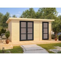 26 % Discount! Fjordholz Gartenhütten Modell Alu Line 28-F 12m²