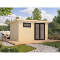 26 % Discount! Fjordholz Gartenhütten Modell Alu Line 28-D 12m²