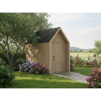 26 % Discount! Fjordholz Garten- und Gerätehaus Modell Västervik- 4m²