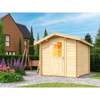 26 % Discount! Fjordholz Satteldach Gartenhütten Modell Eliza 1A / 4m²
