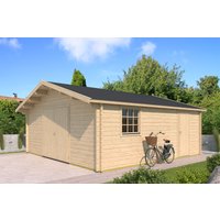 26 % Discount! Fjordholz Holzgarage Modell Kiel 70 / farblos impr